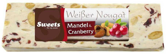 오덴발더 아몬드&크랜베리 화이트 누가 150g