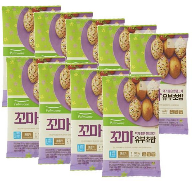 풀무원 꼬마 유부초밥 재료 2인분, 9개, 145.5g