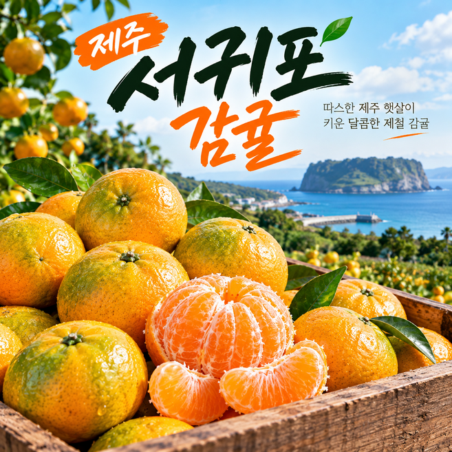 [하루50박스특가] 15brix 고당도 제주 감귤, 1박스, 5kg(로얄과)