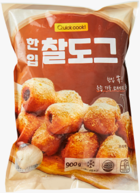 한입 찰도그 900g(30g x 30ea) 수제 찹살 핫도그 미니핫도그 소세지 에어프라이어, 900g, 1개