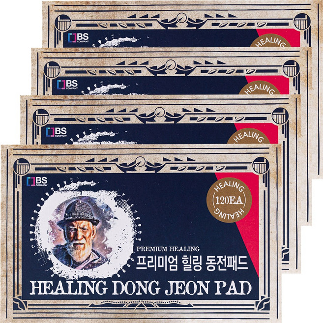 힐링 동전패드, 120매, 4개