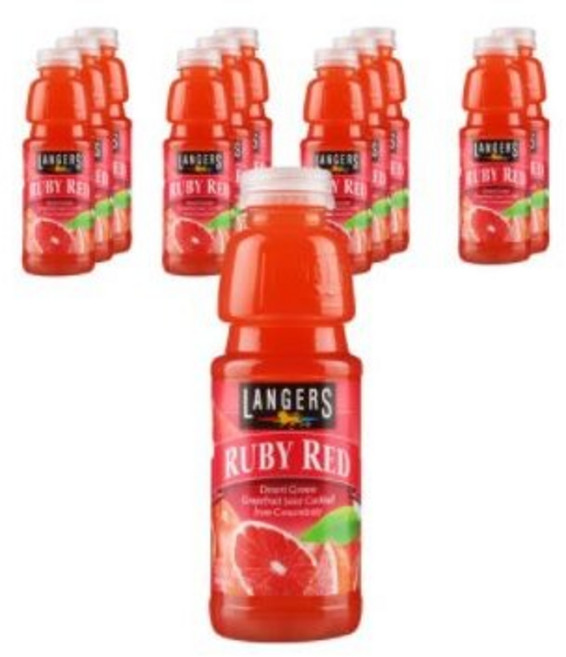 랭거스 루비레드 자몽 주스, 449ml, 50개