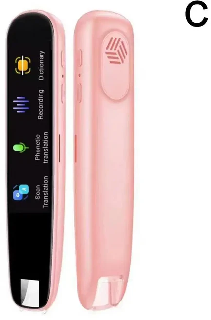 휴대용 미니 스캐닝 독서 펜 번역기 112 언어 와이파이 모바일 스마트 음성 비즈니스 사전, 01 pink