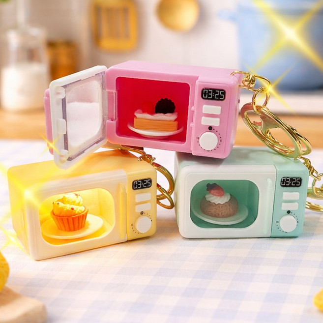 전자레인지 키링 3종세트