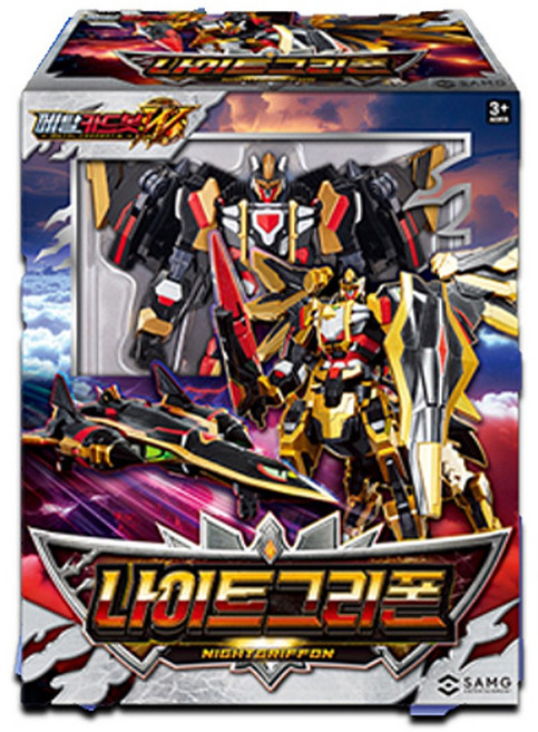 메탈카드봇W 나이트그리폰, 1개, 블랙외