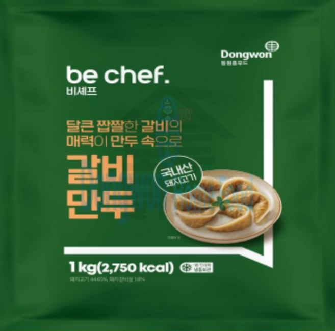 동원 홈푸드 비셰프 갈비만두 1kg, 1개