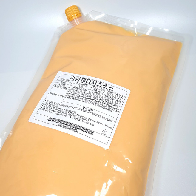 코다노 숙성 체다치즈 소스 2kg, 1개
