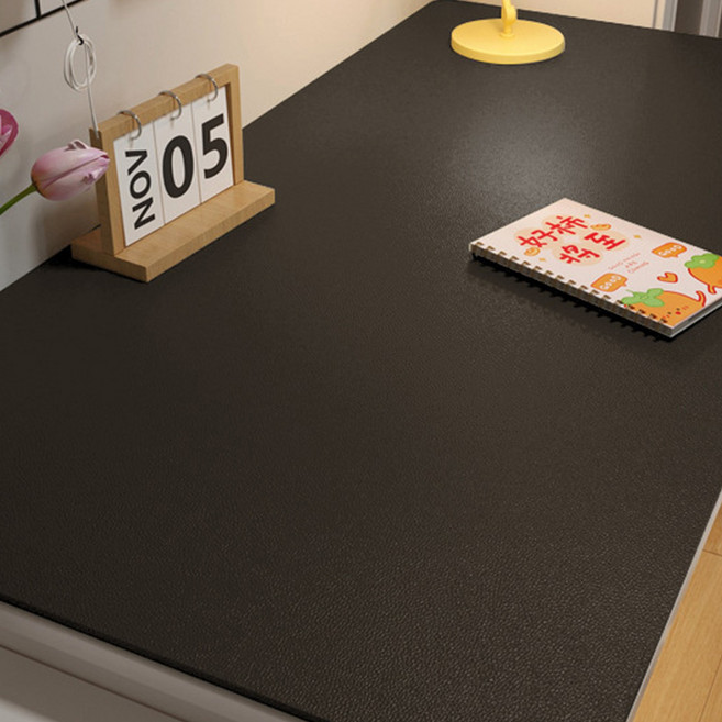 KDNC 깨끗한 미끄럼 방지 단색 책상 매트, 1개, 블랙(140*70cm)