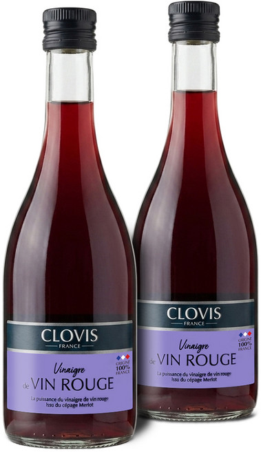 프랑스 레드 와인 비니거 비네거 식초 발효, 2개, 500ml