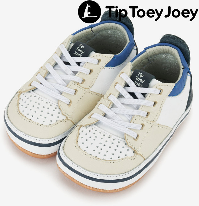 [팁토이조이] 아기 유아 걸음마신발 프리미엄 천연가죽 올리F - 네이비