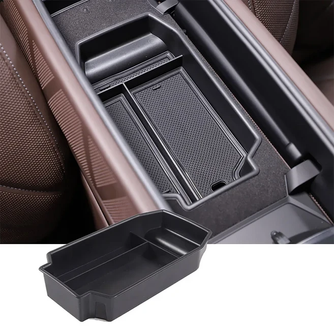 호환 BMW 7 시리즈 G11 G70 730i 740i 750i 2016-2024 차량 센터 콘솔 암레스트 수납함 트레이 정리함, 02 For G70 2023-2024