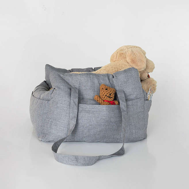 강아지 차량용 이동가방 반려견 케이지 카시트 콘솔박스 드라이빙킷, 1개