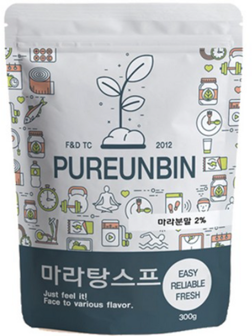 푸른빈 마라탕 스프 분말, 3개, 300g