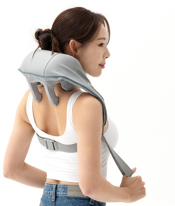 굿프렌드 굿핏 플러스 목어깨마사지기, MH-M4, 그레이