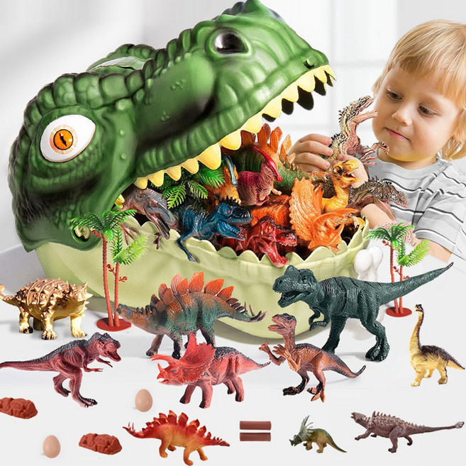 폴라도레 46종 공룡 장난감 피규어 모형 세트 모음 수납함 지도 증정!, 46개