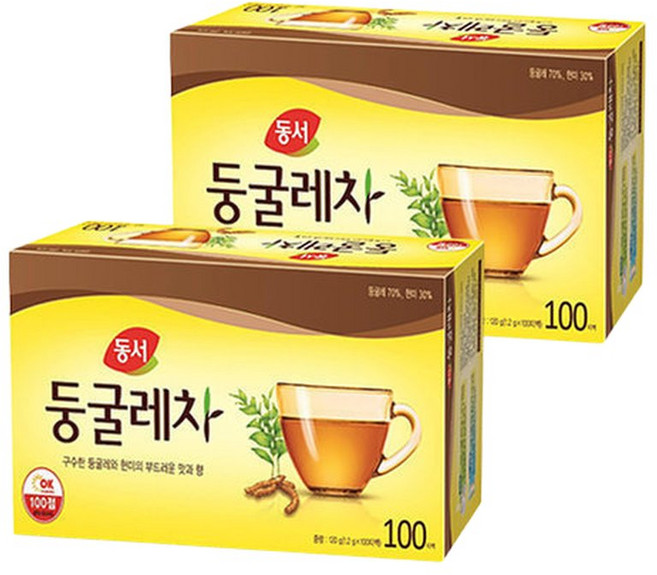 동서 둥글레차 100T x2개, 2개, 200개입, 1.2g