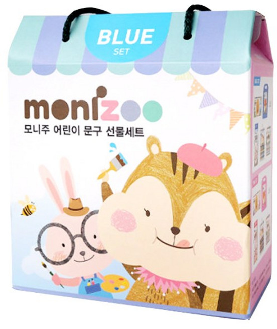 모나미]모니주 어린이 문구선물세트 문구세트, 남자용, 1세트