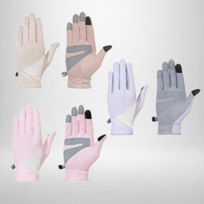 아이더 여성 기능성 흡습속건 신축성 냉감소재 아이스 장장갑 DWA24V06 176066, 핑크(P5)