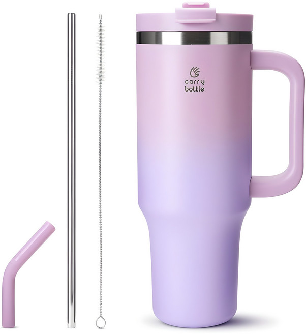 캐리보틀 써밋 텀블러, 로지라벤더, 1.2L, 1개