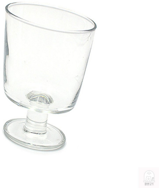 300ml 유리컵 와인잔, 이케아 강화 유리컵 고블렛잔 와인잔 300ml, 1개