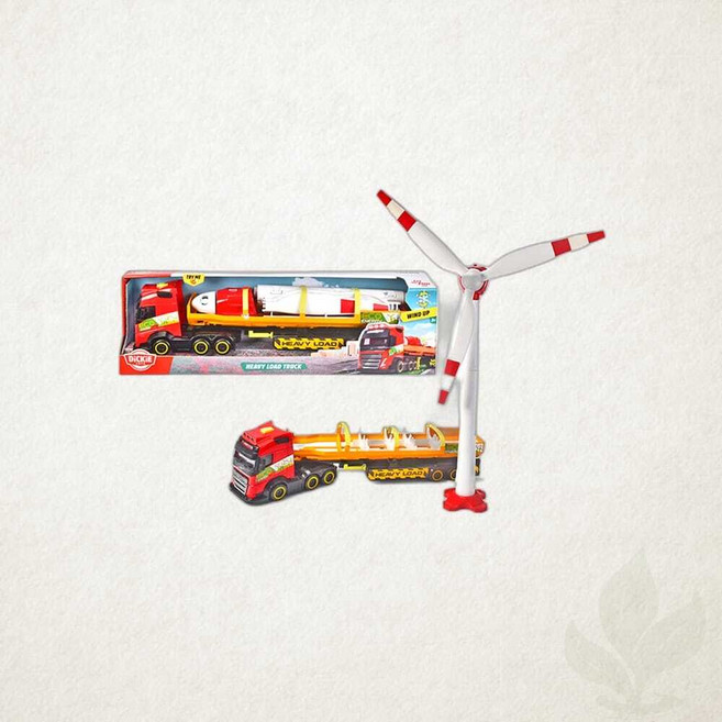 디키토이즈 트럭 시리즈 풍력 발전 세트 중장비 자동차 장난감 1개입