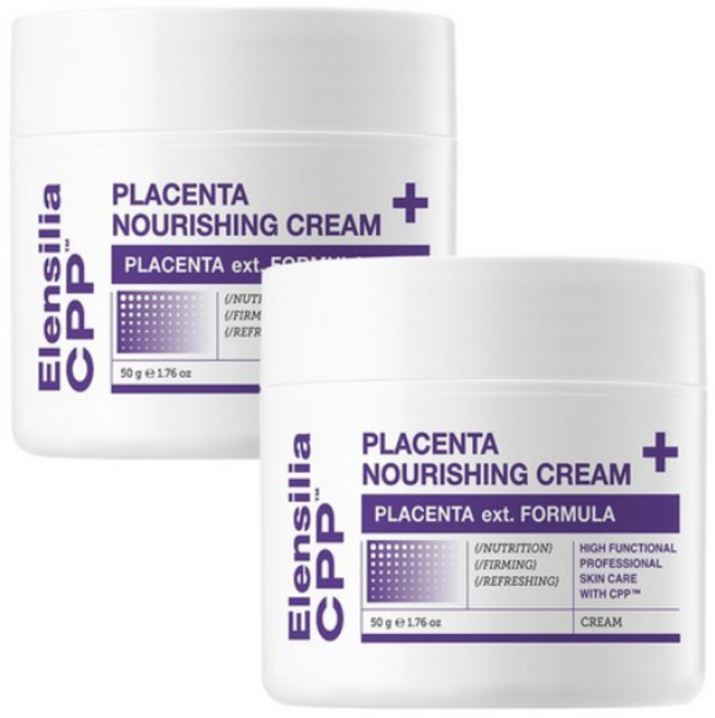 [엘렌실라] CPP 태반 고보습 영양크림, 50g, 2개