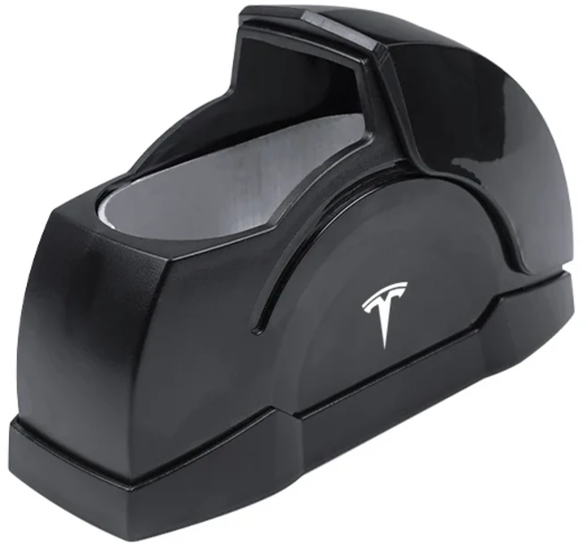 [호환] 프리미엄 차량용 도어 재떨이 (LED 조명 방풍 슬라이딩 커버 포함) 테슬라 모델 3 Y S X 주니, 02 1PCS-NO LED