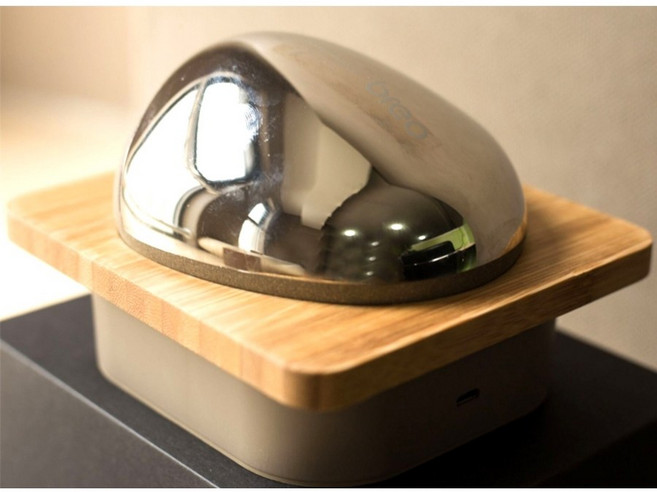 브레오 고급형 두피마사지기 전동 관리기 기계 머리지압기 안마기, 실버 충전 베이스 포함, breo