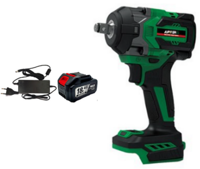 주피터S 충전 미드토크 임팩 렌치 JIW20-550S, 본체+배터리4.0A(1개)+슬라이드충전기, 1개