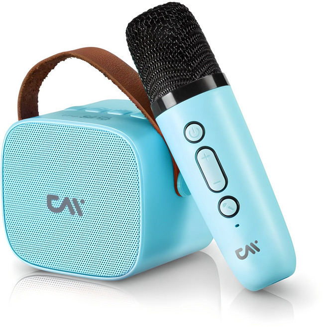 더씽 미니 블루투스 스피커 + 마이크 세트 The sing M45, 블루