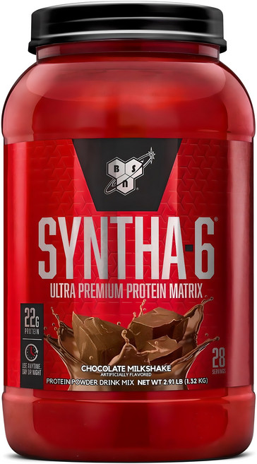 비에스엔 신타-6 프로틴 파우더 드링크 믹스 단백질 보충제 초콜릿 밀크셰이크, 1개, 1.32kg