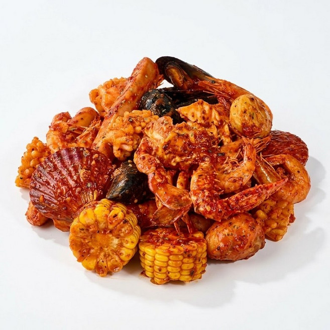 7위 - 그릴보이 보일링씨푸드 1450g 밀키트 미국 해물찜 국내산 꽃게 사용, 1개
