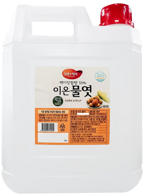 달콤한행복 물엿 HACCP 국내제조, 10kg, 1개