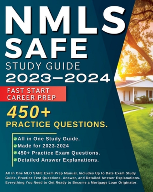 (영문도서) NMLS SAFE Study Guide 2023-2024: All In One MLO SAFE Exam Prep Manual Includes Up to Date Ex... Paperback, English, 9781088208694