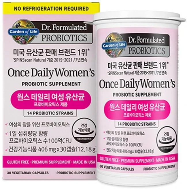 가든오브라이프 원스 데일리 여성 유산균, 30정, 1개 - 쿠팡