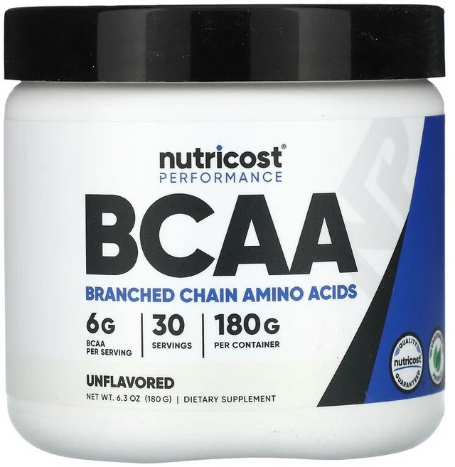 뉴트리코스트 Nutricost 운동 능력 BCAA 무맛 180g6.3oz129104원산지:기타, 180g, 1개 - 쿠팡