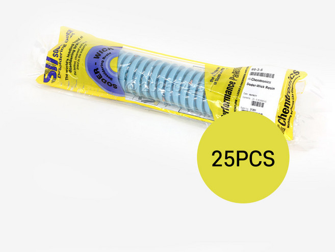 CHEMTRONICS 솔더윅 80-2-5 25PCS 납땜제거 구리끈 솔더위크