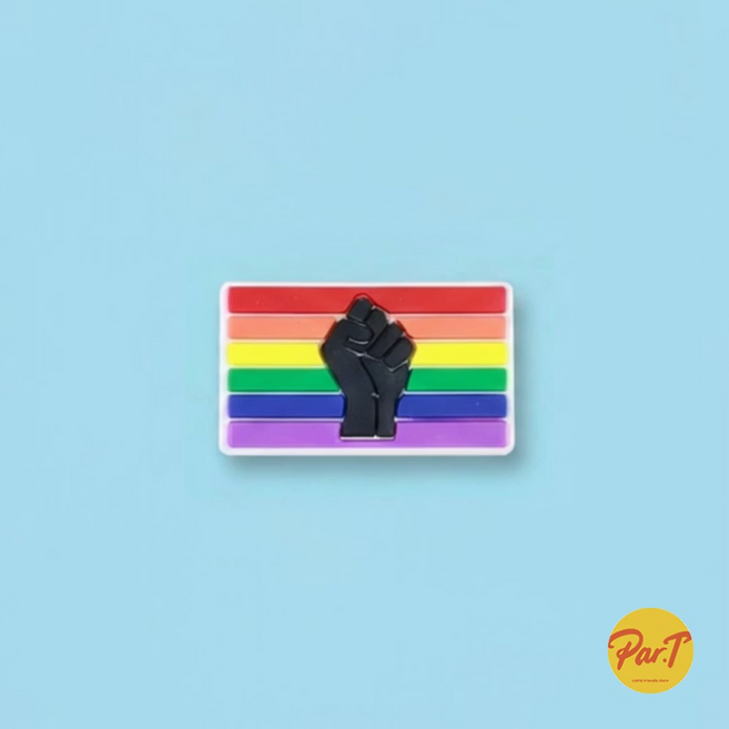 PAR.T 彩虹洞洞鞋扣