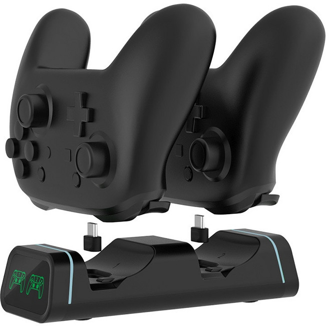 컨트롤러 충전 도크 PS5 Xbox 시리즈 S X 스위치 프로 구글 게임패드 스탠드 스테이션 전원 공급 장치, 없음, 1개, 한개옵션0