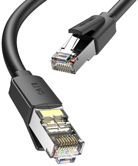 벤션 CAT8 SFTP 랜선 초고속 인터넷 랜케이블, 블랙, 1개, 20m