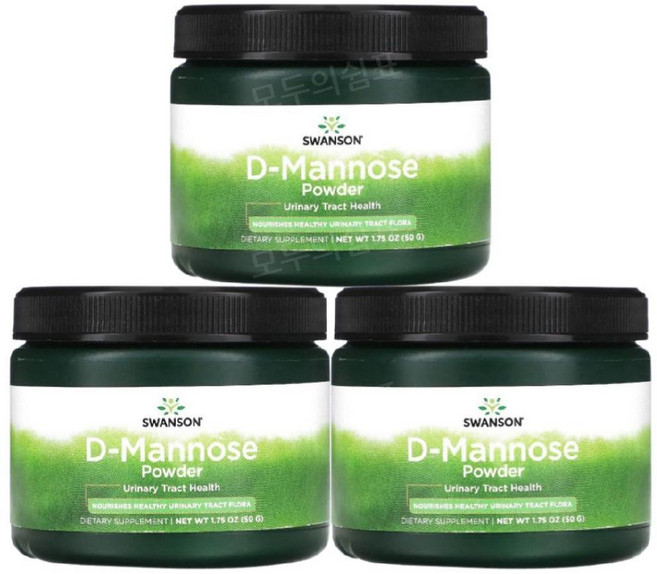 Swanson 디마노스 디만노스 분말 가루 D Mannose 50g 3개 스완슨