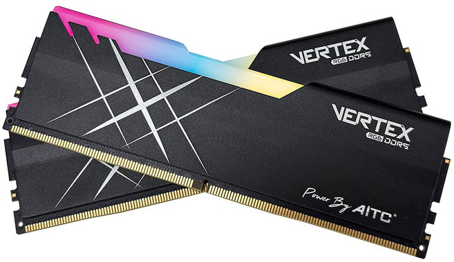 AITC 艾格 VERTEX RGB DDR5 記憶體, KINGSMAN VERTEX RGB, 1組