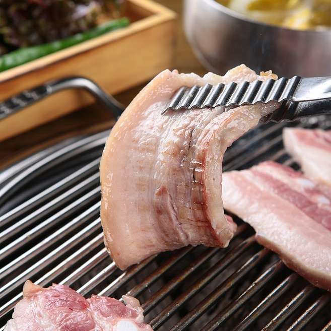 유황한돈 냉장 오겹살 숯불용, 2개, 500g