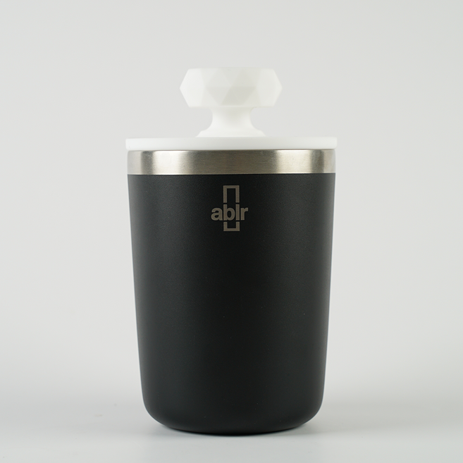 아블러(아이스메이커+얼음컵+텀블러) 캠핑 피크닉 투명 얼음컵, 스피어다이아, 블랙, 1개