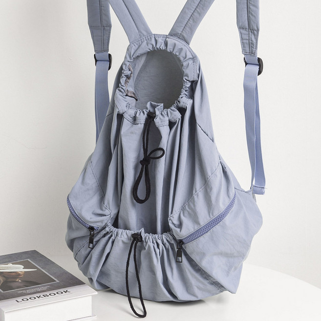 엔도르시 스트링 포켓 나일론 백팩 EBA803