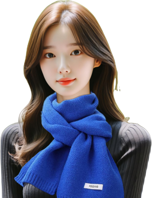 라이코아 쁘띠 니트 목도리 겨울 머플러 4컬러 여성