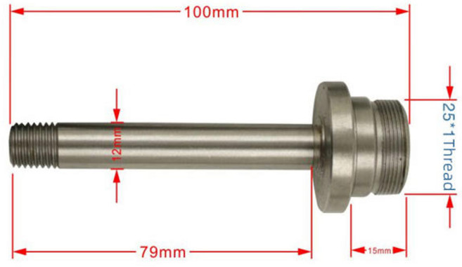 목공 미니 선반 구슬 기관차 65 작은 50 3 턱 회전 척 80 4 스핀들 어셈블리, 1개, Set 7