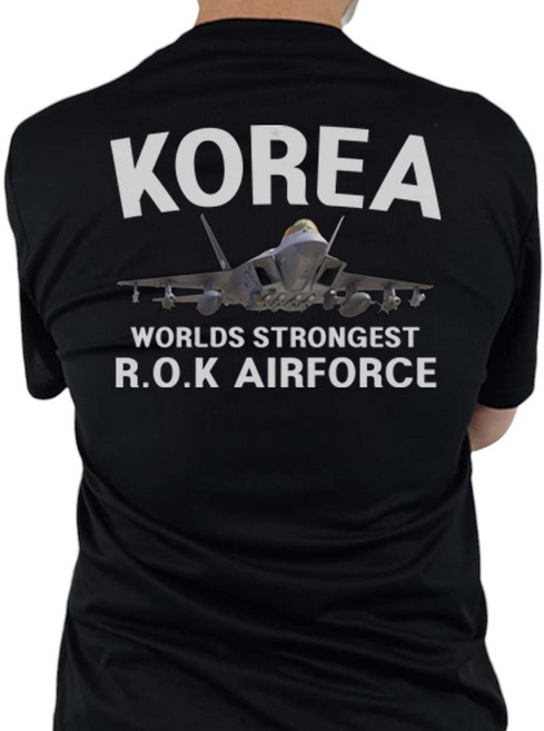 로카티 국산 공군 KF-21 로카프 ROKAF 기능성 쿨론 반팔 티셔츠