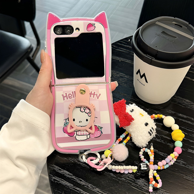 갤럭시z플립5 z플립6 z플립7 힌지보호 샤워하는 남자아이 핸드폰케이스