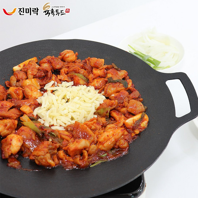 육육푸드 닭갈비 춘천닭갈비 양념 캠핑음식 술안주 (육육푸드) 500g, 1개